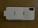 OISLE苹果XSMAX背夹充电宝适用三星S9华为P20iphone8Qi无线快充迷你小巧便携电池 白色 iPhoneX /5/6/78/s/Plus全通用 实拍图