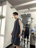 頂峰保羅短袖t恤男坎肩背心休閑籃球套裝夏季潮牌無(wú)袖跨欄速干冰絲運動(dòng)服 淺灰無(wú)袖套裝 L 曬單實(shí)拍圖