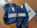 170-300斤加肥加大號牛仔褲男加大碼超肥特大碼寬松長(cháng)褲子直筒潮胖子高腰特體胖人棉休閑褲男褲 藍色 44碼(腰圍3尺36 112CM) 曬單實(shí)拍圖