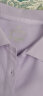 361度运动翻领t恤2024年夏季新款常规休闲上衣透气短袖情侣POLO衫 【女款】淡薄紫 M 实拍图