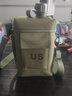 美式戰(zhàn)術(shù)US水壺大容量2L斜挎背帶登山騎行徒步軍訓(xùn)多功能筒形壺戶外旅行水壺 軍綠色 曬單實拍圖