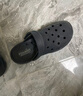斯凱奇（Skechers）男鞋夏季新款休閑洞洞鞋輕質(zhì)舒適外穿沙灘鞋243019 橄欖綠/OLV 41 曬單實(shí)拍圖