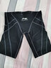 李寧（LI-NING） 泳褲男速干抗氯及膝游泳褲 溫泉男士泳衣泳鏡泳帽訓(xùn)練游泳套裝 【單件】169黑灰泳褲 L 【身高170-175體重55-65kg】 曬單實(shí)拍圖