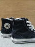 匡威（Converse）官方 专业AII Star男女高帮翻毛皮运动滑板鞋159573C 159573C/黑色 36.5 实拍图