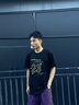 NBA官方詹姆斯/庫里榮譽(yù)之王系列夏季運動(dòng)休閑寬松版T恤男純棉短袖 勒布朗詹姆斯純棉T恤（黑色） XL 曬單實(shí)拍圖