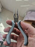 釰福岡工具小鉗子手工diy工具套裝迷你無(wú)齒首飾珠寶飾品圓嘴尖嘴鉗 5寸迷你手工鉗【7件套】 曬單實(shí)拍圖