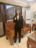 豪耀職業(yè)裝女裝套裝小西裝外套女長(cháng)袖西服女春秋季高端時(shí)尚面試正裝女 黑色西裝 L 碼（適合體重100-110） 曬單實(shí)拍圖