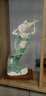 東方泥土 《蝶戀》擺件 陶瓷人物美女雕塑工藝品 客廳酒柜裝飾品 D52-313A 反彈琵琶 彩砂藍 曬單實(shí)拍圖