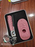 安詩(shī)途2024款別克君越鑰匙套扣真牛皮09—22款君越鑰匙扣保護殼男女車(chē)包 H款粉色（16—2022款一鍵啟動(dòng)5鍵 曬單實(shí)拍圖