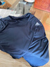 adidas 阿迪達(dá)斯T恤男裝夏季新款運(yùn)動(dòng)服上衣跑步練快干透氣圓領(lǐng)短袖半袖 GN純棉/藏青-刺繡logo XL 曬單實(shí)拍圖