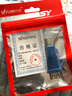 時(shí)雨（SIYUNR） HDMI轉接頭公對母延長(cháng)USB3.0轉彎音頻母對母90度micro打印口2.0轉換器 SY-3UB07 USB母轉打印口 轉接頭 3.0 曬單實(shí)拍圖