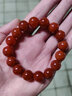 萬宗帝王紅龍紋瑪瑙手串男女紅瑪瑙手鏈12mm本命年紅繩 曬單實拍圖