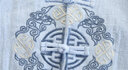 三象鯊兒童漢服夏季新款中國民族風(fēng)寶寶唐裝棉麻薄款男童六一表演服 藍色窗花套裝 110 曬單實(shí)拍圖
