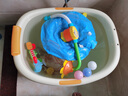 奔麥兒童泡澡桶加厚寶寶洗澡桶嬰兒洗澡盆游泳桶家用沐浴桶洗澡神器 巨無(wú)霸(玩具花灑+轉轉樂(lè ))米 曬單實(shí)拍圖
