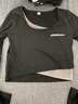 爵士舞服裝女露腰街舞辣妹上衣ins風(fēng)練舞衣服jazz跳舞直播蹦迪女裝性感港風(fēng)短款露臍長袖女主播服 黑色 假兩件 M 曬單實拍圖