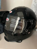 BELL復古頭盔Eliminator消除者大頭圍碳纖維騎行摩旅透氣摩托機車(chē)全盔 亮黑 XL碼(適合59-60cm頭圍) 曬單實(shí)拍圖