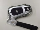 霞想北京現代鑰匙套ix35車(chē)名圖朗動(dòng)領(lǐng)動(dòng)瑞納殼伊蘭特勝達25汽車(chē)扣適用 現代A款【時(shí)尚銀】+真皮手提繩 曬單實(shí)拍圖