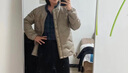伯希和（Pelliot）羽絨服男女650蓬鵝絨服秋冬外套戶(hù)外防風(fēng)保暖沖鋒衣內膽棉衣服 卡其色【男女同款】 S 曬單實(shí)拍圖