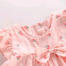 TTKA 婴儿裙子夏季公主裙套装0-1岁3薄款棉新生儿连衣裙子女童衣服 小樱桃连衣裙3件套装 80cm 实拍图