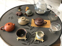 石匠同豐 烏金石茶盤茶具套裝 整套帶自動上水燒水壺 中式禪意石茶臺茶海茶托盤 太極 120*50*3cm 曬單實拍圖