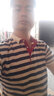 帝歐萊夫翻領(lǐng)短袖男士夏季休閑半袖夏天衣服男生潮牌半袖POLO男裝t恤夏裝 藍(lán)條 3XL 曬單實(shí)拍圖