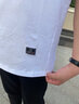 長(cháng)江萬(wàn)里 潮牌純色短袖t恤男夏季潮流ins純綿五分袖大碼胖子寬松落肩半袖 白色五分袖 L/175 曬單實(shí)拍圖