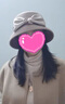 MISMEMO禮帽女秋冬季法式高級(jí)感羊毛呢盆帽復(fù)古蝴蝶結(jié)小沿漁夫帽 駝色 (54-57cm)可調(diào)節(jié) 曬單實(shí)拍圖