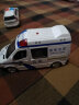 翊玄玩具警车玩具合金玩具车模1/32救护车男孩儿童宝宝仿真玩具小汽车 警车面包车 实拍图