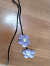 繆色（MiU Se）同款兒童可愛(ài)花朵盤(pán)發(fā)桿女童花苞丸子頭盤(pán)發(fā)神器發(fā)飾寶寶頭飾 4#紫色花朵A01-102 曬單實(shí)拍圖