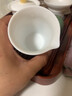 容山堂福山壽海羊脂玉瓷蓋碗三才泡茶碗琺瑯彩繪儲水壺承白陶瓷功夫茶具 福山壽海羊脂玉瓷公道杯 曬單實(shí)拍圖