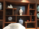 寧封窯景德鎮(zhèn)陶瓷器非遺手工高檔收藏級(jí)花瓶新中式裝飾擺件送客戶禮品 粉地扒花花鳥紋石榴尊 曬單實(shí)拍圖