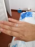 我愛鉆石網(wǎng)鉆石情侶款對戒K金婚戒結(jié)婚訂婚鉆戒男女鉑金戒指情人節(jié)禮物 對戒（女）約3分 曬單實拍圖