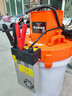 海春電動(dòng)黃油機(jī)黃油槍24v 挖機(jī)專用全自動(dòng)下沉式注油機(jī)220v桶式小推車 24v/220v兩用款+10米油管[橙] 曬單實(shí)拍圖