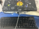 双飞燕（A4TECH）KB-8有线办公键盘鼠标套装USB电脑通用PS2圆口商务家用轻音防水套件 KB-8A USB接口 无光 实拍图
