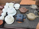 溪茗軒宜興紫砂壺純?nèi)止ぴV綠泥四方茶壺具清風(fēng)雅韻-破土凌云節(jié)節(jié)高 清風(fēng)雅韻單壺230ml 曬單實(shí)拍圖