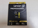Lexar雷克沙SD卡 相機存儲卡V60高速內(nèi)存卡4K高清連拍微單反UHS-II索尼微單A7M4 富士 1667X 128G 1800X 64G 讀取280M寫入210M 曬單實拍圖