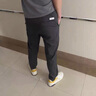 花花公子（PLAYBOY）【兩條裝】休閑褲男士夏季新款修身直筒薄款透氣冰絲休閑長褲子男 1080淺藍+1080淺灰 29 曬單實拍圖