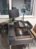 马氏皇庭 电脑桌书桌转角梳妆台意式轻奢书房办公写字桌现代简约 1.2m烟熏色（柜子左右通用） 实拍图