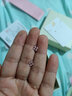 ?，敺凵娜~草銀耳釘女簡(jiǎn)約氣質(zhì)時(shí)尚耳飾品生日禮物送女朋友 粉色四葉草銀耳釘 曬單實(shí)拍圖