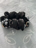 左歐小皮筋發(fā)繩頭飾韓國簡(jiǎn)約百搭個(gè)性發(fā)圈成人扎頭發(fā)飾品淑女皮套頭繩 黑色 曬單實(shí)拍圖
