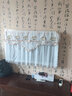 溫戀（wenlian）電視機罩防塵罩布藝液晶電視罩防塵罩電視套布藝蕾絲電視防塵罩 左岸花米白開(kāi)機不取款 65英寸 曬單實(shí)拍圖