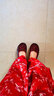 百麗東弋新款高端品質(zhì)女鞋休閑鞋女士皮鞋女牛津軟底商務(wù)單鞋女舒適豆豆鞋 鳳瑞FR25035棕色 38 曬單實(shí)拍圖