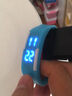 藍鉑麗手環(huán)表白燈運動(dòng) 學(xué)生兒童手表LED夜光電子手表 天藍色-白光 曬單實(shí)拍圖
