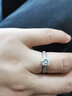 喜鉆6爪皇冠鉆石戒指鉑金鉆戒女結(jié)婚訂婚鉆石戒指婚戒送女友生日禮物 鉑金共1.16克拉IJ色(100分+16分) 曬單實(shí)拍圖