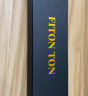 FitonTon男士领带正装商务西装衬衫工作结婚职业韩版休闲8cm领带礼盒装FTL0003 蓝色斜纹-领结双层  实拍图