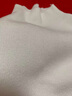恒源祥高檔半高領(lǐng)羊毛衫女內(nèi)搭修身顯瘦毛衣打底衫春秋新款中袖針織上衣 白色 S 曬單實拍圖