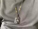 BOYESXSO冰種黑曜石本命年十二生肖吊墜男項(xiàng)鏈女新年禮物 生肖豬 曬單實(shí)拍圖