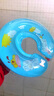 諾澳 嬰幼兒充氣游泳圈新生兒寶寶學(xué)游泳安全可調泳圈防后仰戲水玩具 (藍色特大碼)內徑10.5cm左右 曬單實(shí)拍圖
