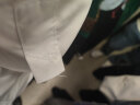 卡度顿衬衫男纯色商务休闲长袖衬衫男韩版修身职业工作服四季款白衬衣男 白色 XL 实拍图