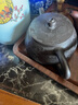 尊壺 宜興紫砂壺茶具泡茶壺原礦黑朱泥針刻元寶石瓢茶壺 黑朱泥 180ml 曬單實(shí)拍圖